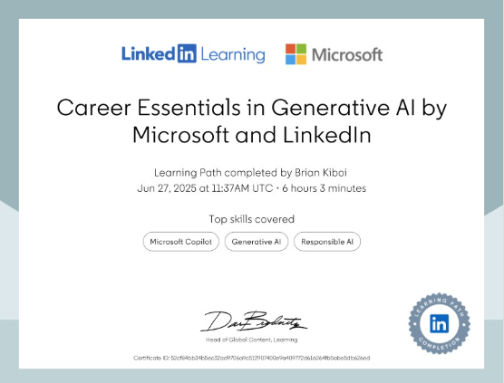 Career Essentials in Generative AI Certificate