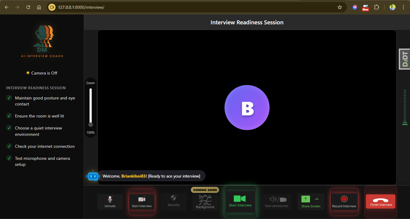 Job Readiness AI — AI interview
