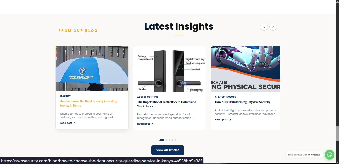 SWP Security — Insights / Blog