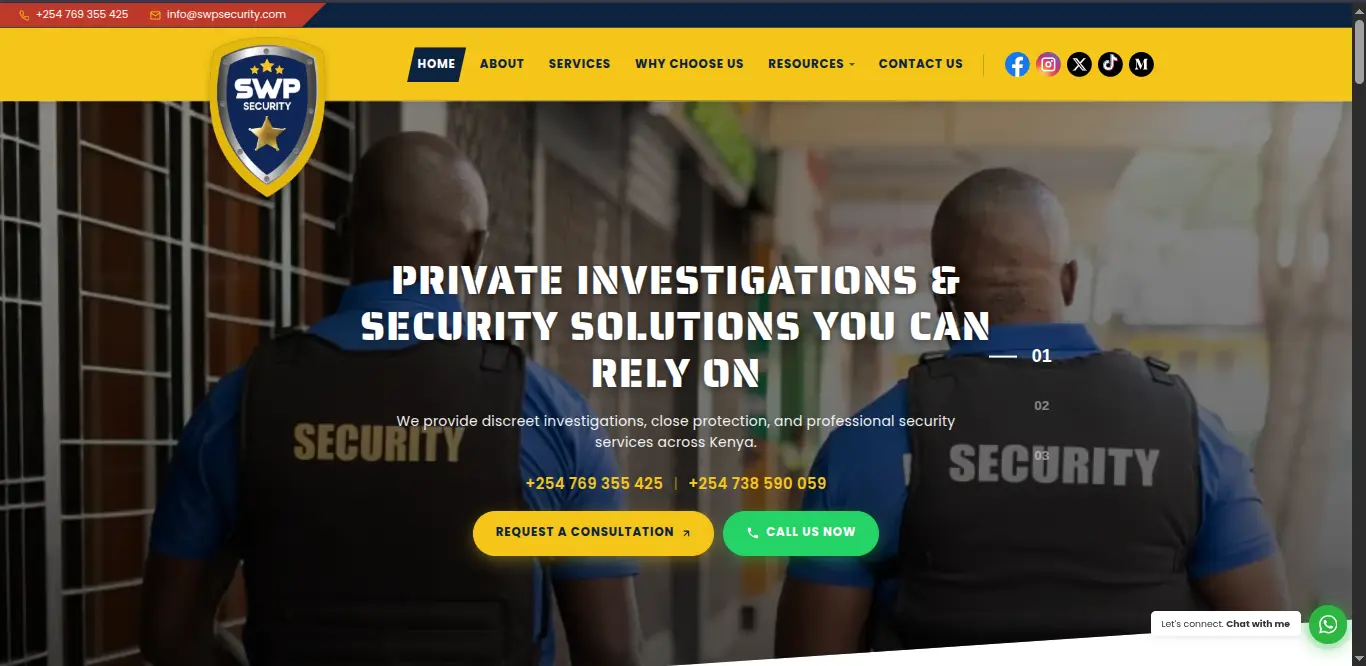 SWP Security — Hero